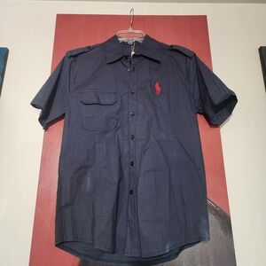Ralph Lauren Dark Blue Short Sleeve Shirt